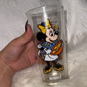 Minnie Mouse 1978 Happy Birthday Mickey Pepsi Collector Glass Walt Disney